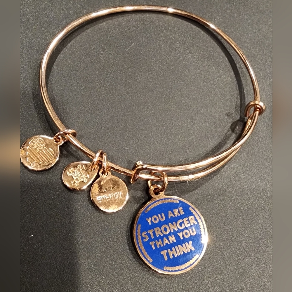 You Are Stronger Than You Think Alex and Ani Bangle Bracelet
